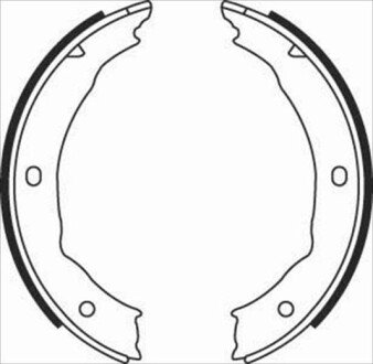 Гальмівні колодки барабанні STARLINE BC 08400