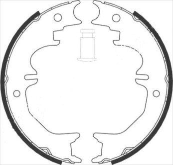 Гальмівні колодки барабанні STARLINE BC 08850