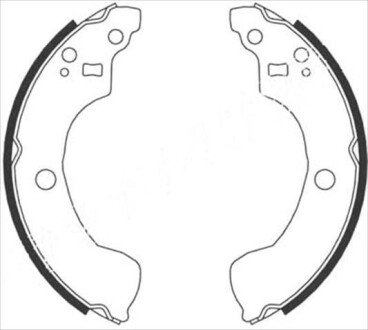 Гальмівні колодки барабанні STARLINE BC 08870