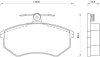Тормозные колодки дисковые STARLINE BD S043 (фото 2)