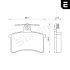 Тормозные колодки дисковые STARLINE BD S078 (фото 2)