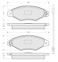 Тормозные колодки дисковые STARLINE BD S085 (фото 2)