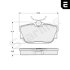 Тормозные колодки дисковые STARLINE BD S097 (фото 2)