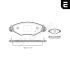 Тормозные колодки дисковые STARLINE BD S133 (фото 2)