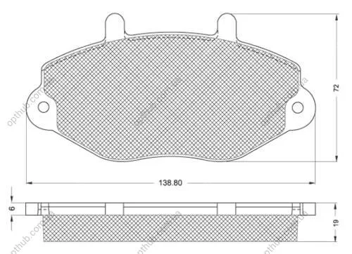 Гальмівні колодки дискові STARLINE BD S137 (фото 1)