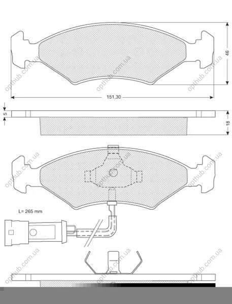 Гальмівні колодки дискові STARLINE BD S141 (фото 1)