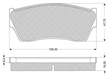 Тормозные колодки дисковые STARLINE BD S177