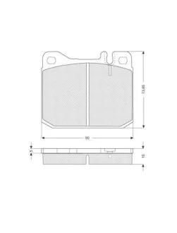 Тормозные колодки дисковые STARLINE BD S217