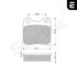 Тормозные колодки дисковые STARLINE BD S276 (фото 2)