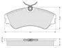 Тормозные колодки дисковые STARLINE BD S298 (фото 1)