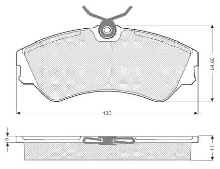 Гальмівні колодки дискові STARLINE BD S298