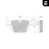 Тормозные колодки дисковые STARLINE BD S363 (фото 1)