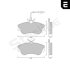 Тормозные колодки дисковые STARLINE BD S368 (фото 2)
