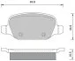 Тормозные колодки дисковые STARLINE BD S382 (фото 1)