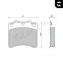 Тормозные колодки дисковые STARLINE BD S398 (фото 2)