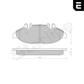 Тормозные колодки дисковые STARLINE BD S414