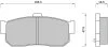 Тормозные колодки дисковые STARLINE BD S415 (фото 1)