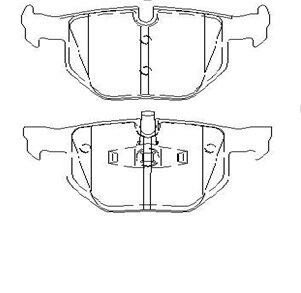 Тормозные колодки дисковые STARLINE BD S452
