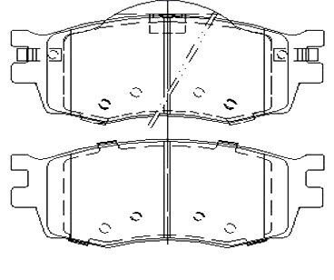 Гальмівні колодки дискові STARLINE BD S457