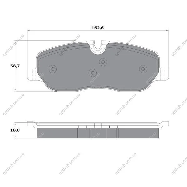 Гальмівні колодки дискові STARLINE BD S697 (фото 1)