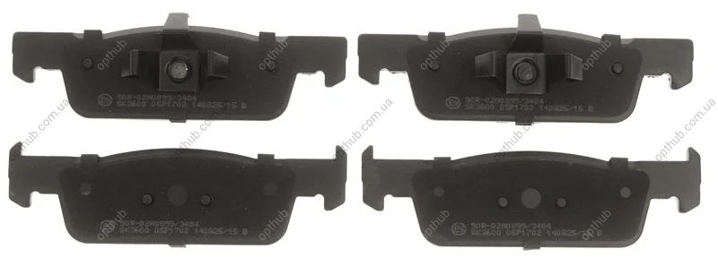 Тормозные колодки дисковые STARLINE BD S817 (фото 1)
