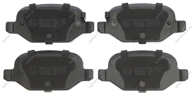 Тормозные колодки дисковые STARLINE BD S869 (фото 1)
