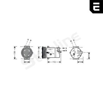 Компресори кондиціонерів STARLINE DK STK0208