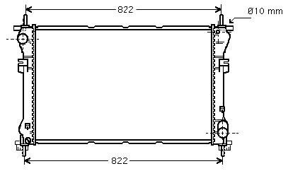 Радіатор охолодження STARLINE FD2320