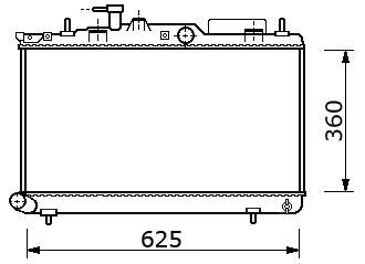 Радиатор охлаждения STARLINE HY2097