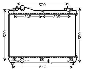 Радіатор охолодження STARLINE SZ2104