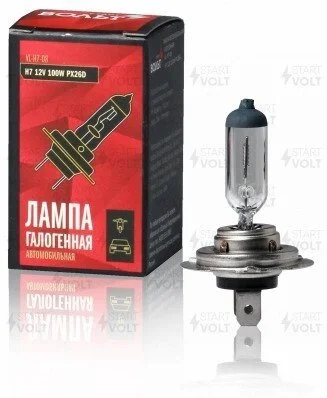 Лампа галогенна H7 12V 100W PX26d StartVOLT Startvolt VLH708 (фото 1)