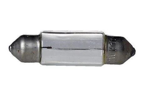 Лампа розжарювання 12V C10W T11x38 SV8.5-8 (38мм) салон, ном.знак (кратно 10) StartVOLT Startvolt VLSV8512