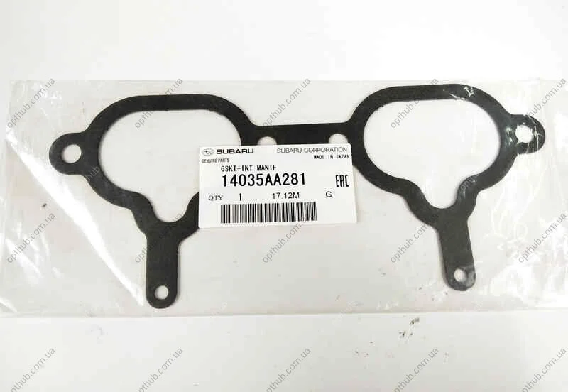 Прокладка впускного коллекту SUBARU 14035AA281 (фото 1)