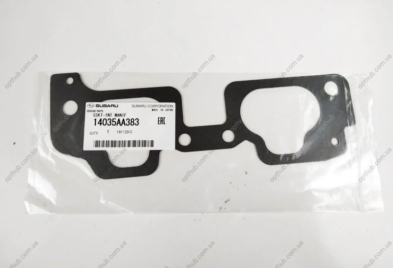 Прокладка колектора впускног SUBARU 14035AA383 (фото 1)