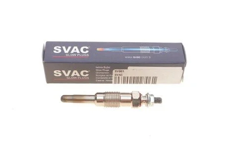 Свеча накаливания Citroen Jumper/Fiat Scudo/Peugeot Partner 1.9/2.5 D/TD -98 (opt-om) SVAC SV001