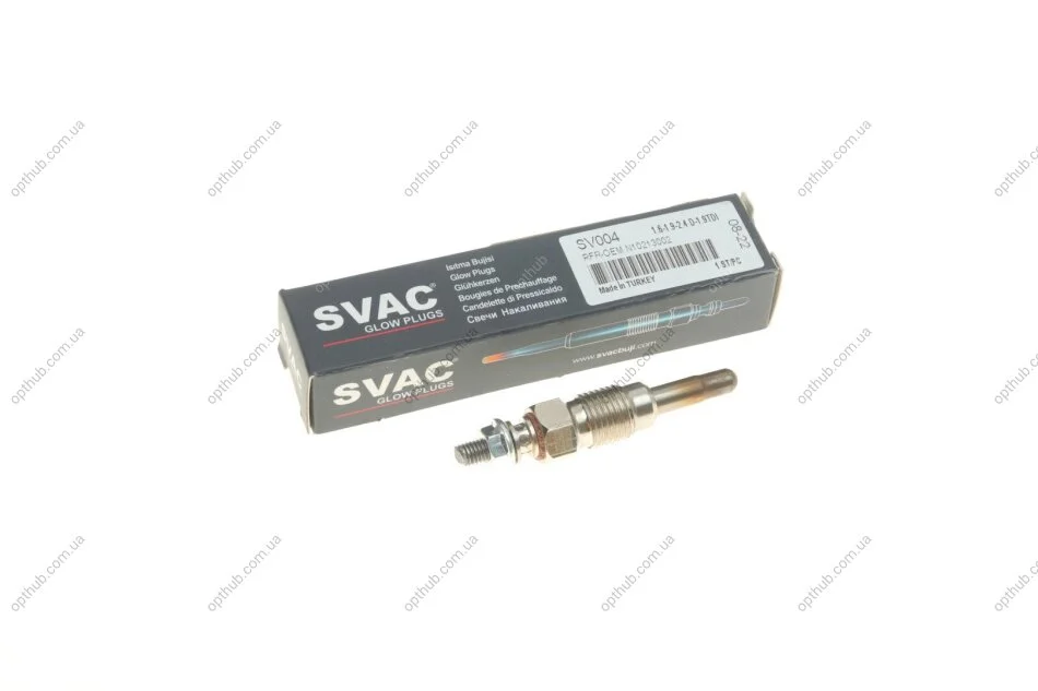 Свічка розжарювання VW/Audi 1.3-1.9-2.4D/TD (11V) (opt-om) SVAC SV004 (фото 1)