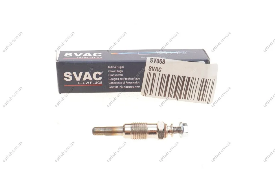Свеча накаливания VW/Audi 1.6D/1.9TD (opt-om) SVAC SV068 (фото 1)
