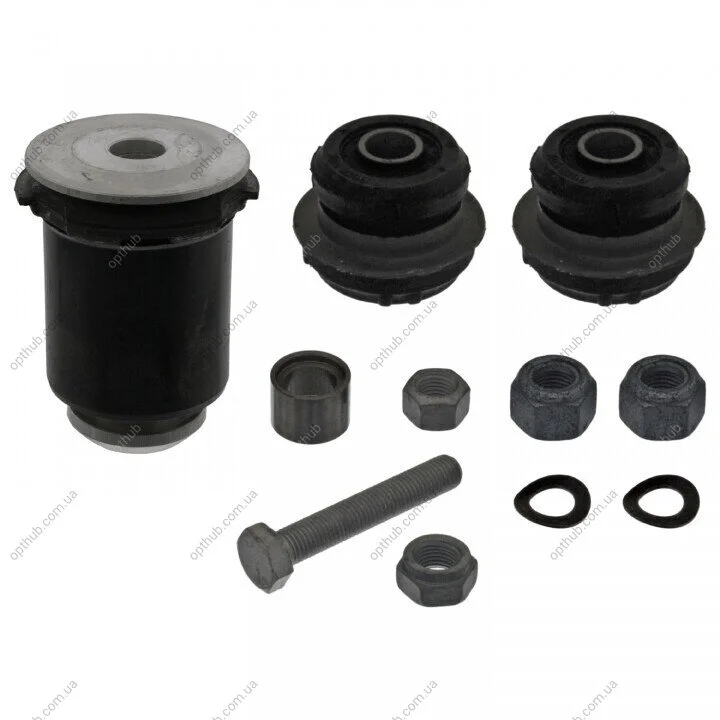 Ремкомплект важеля (сайлентблоки, втулки) MERCEDES W140 1991-1998 FRONT (L/R) -ua SWAG 10600004 (фото 1)