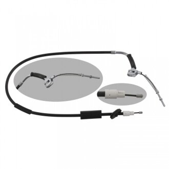 Трос ручного гальма СПЕРЕДУ MERCEDES-BENZ B 180 CDI 04.2005 - 05.2011; B 200 CDI 04.2005 - 05.2011; B -ua SWAG 10934913