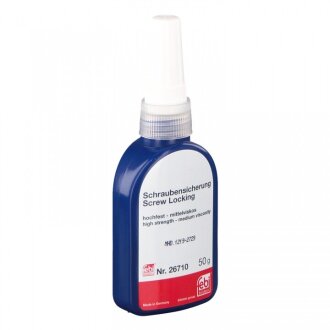 Фіксатор різьбових з’єднань 50мл ФИКСАТОР РЕЗЬБЫ 50Г., ВЫСОКОЙ ПРОЧНОСТИ(ЗЕЛЕНЫЙ), ОТ -55 °C ДО +150 -ua SWAG 30 92 6710