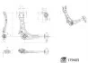 Рычаг подвески (Swag) CITROEN C5 III (RD_), C5 III BREAK (RW_), C6 (TD_) SWAG 33104907 (фото 2)