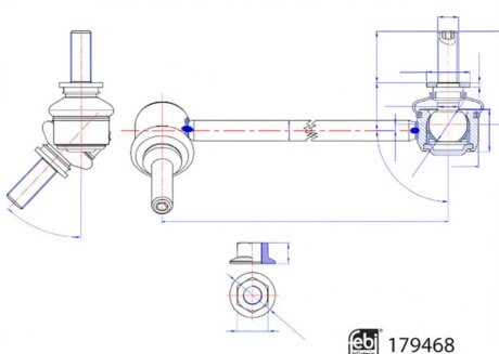 Кронштейн стабілізатора TESLA VA RE. MODEL 3 (5YJ3) -ua SWAG 33104922