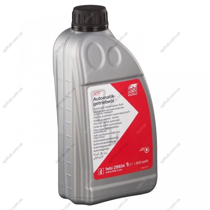 Рідина для гідравлічних передач ATF 1L (Swag) ATF 1Л./ KIA, HYUNDAI< MITSUBISHI SP-II/III, GM 9986195 SWAG 81 92 9934 (фото 1)