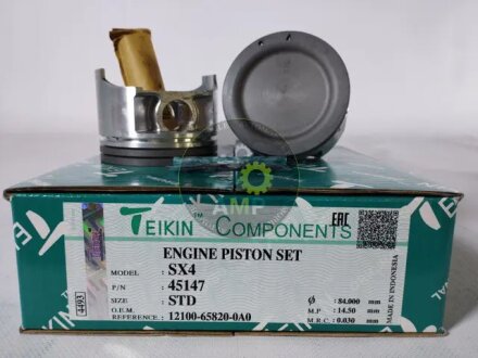 Поршень с пальцем (к-кт на двигатель) SX4 J20A, TEIKIN 45147STD