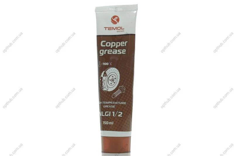 Мастило TEMOL Copper Grease (мідне, до +1100°С) (150 мл) Temol T-GR-COPGR-150ML (фото 1)