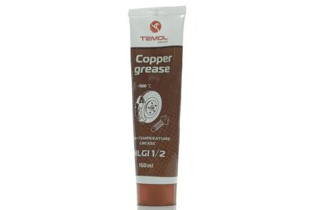 Мастило TEMOL Copper Grease (мідне, до +1100°С) (150 мл) Temol T-GR-COPGR-150ML