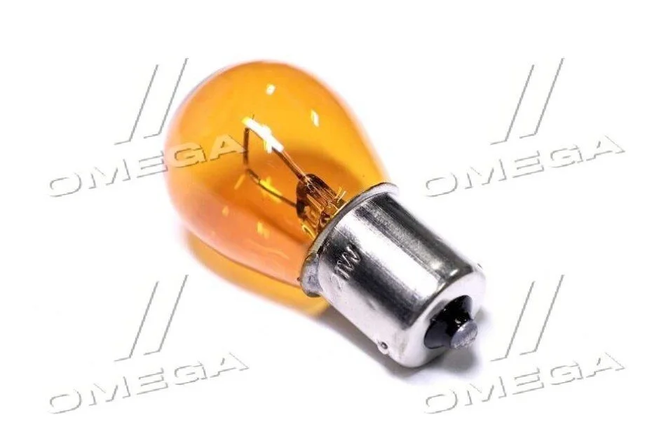 Лампа указателей поворотов и стоп-сигналов оранж.. BA15s Amber 12V P21W <Tempest> TEMPEST 12V21W_BA15s Amber (фото 1)