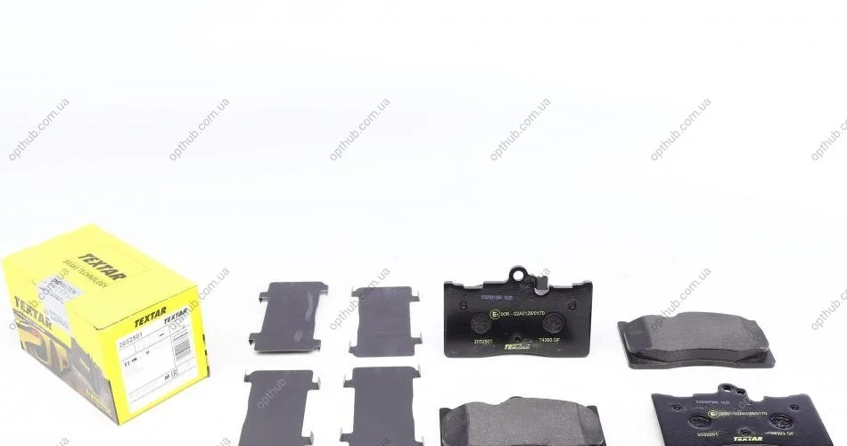 Колодки гальмівні (передні) Lexus GS/ IS С/III 05-/ RC 14- (Advics) (opt-om) TEXTAR 2032501 (фото 1)