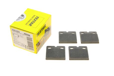 Колодки гальмівні (задні) Tesla Model S/X 13- (Brembo) (opt-om) TEXTAR 2061005