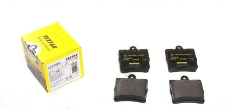 Колодки гальмивни (задни) MB (W202/203/208/210) 93-11 (Teves) Q+ UA63 TEXTAR 2191901